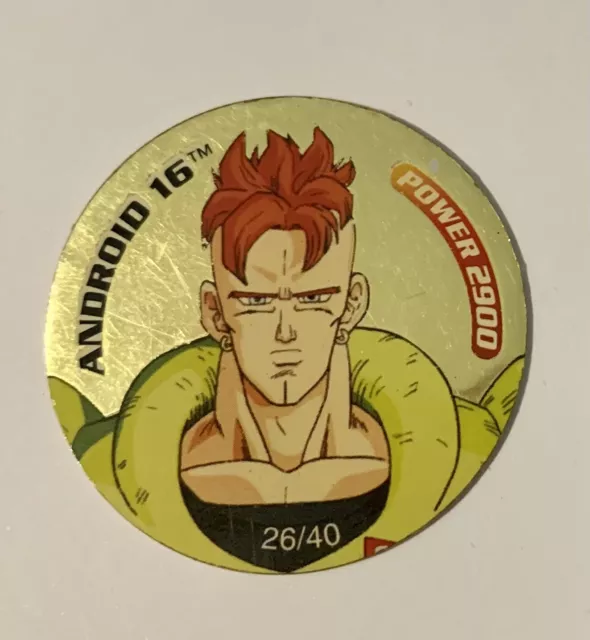 Dragonball Z Series 1 Tazo Dizk Gold Android 16 26/40 (F)