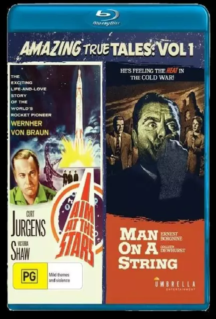 I Aim At The Stars / Man On A String  (BLU RAY) Region free  -sealed preorder