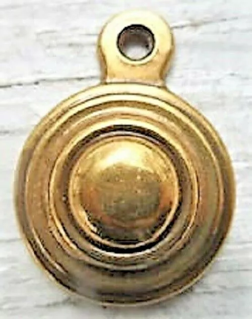 Polished Brass Bed Bolt Covers - Set Of Two