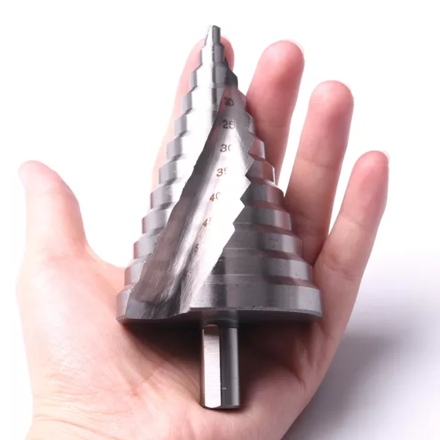 1 pc 6-60mm Large Steel Step Cone Drill Titanium Bit Set Hole Cutter HSS/HSS6542