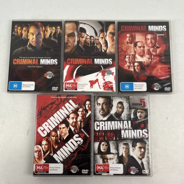Criminal Minds Seasons 1-5 DVD Bundle Region 4 PAL TV Series Free Postage
