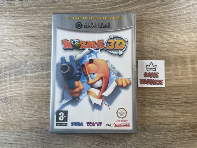 WORMS 3D LE Choix des Joueurs Nintendo Gamecube Complet PAL FR