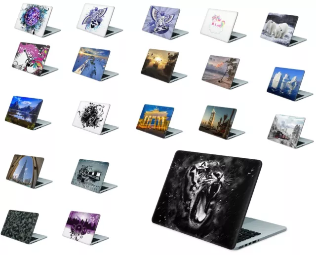 Universal Laptop Skin Netbook MacBook Aufkleber Cover Sticker Decal Viele Motive