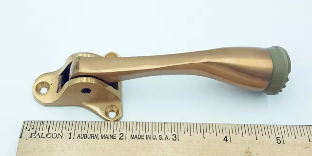 Glynn Johnson Kick Down Door Holder Bronze 4" NOS 2