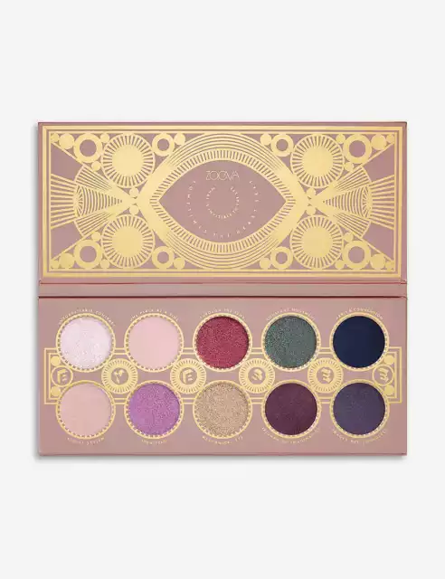 ZOEVA Eye See 10 Matte Metallic Shimmer Shades Eyeshadow Palette Limited Edition