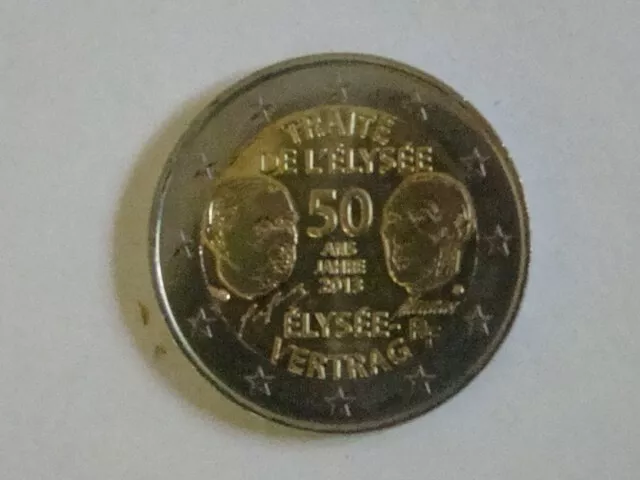 2 Euro BRD 50 Jahre Élysée-Vertrag 2013