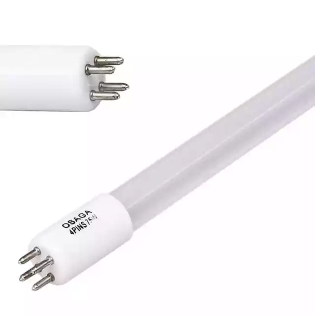 OSAGA UVC Ersatzlampe 75 Watt G5 T5 4-Pin, Lampe Brenner Klärer Jumbo Koi Teich