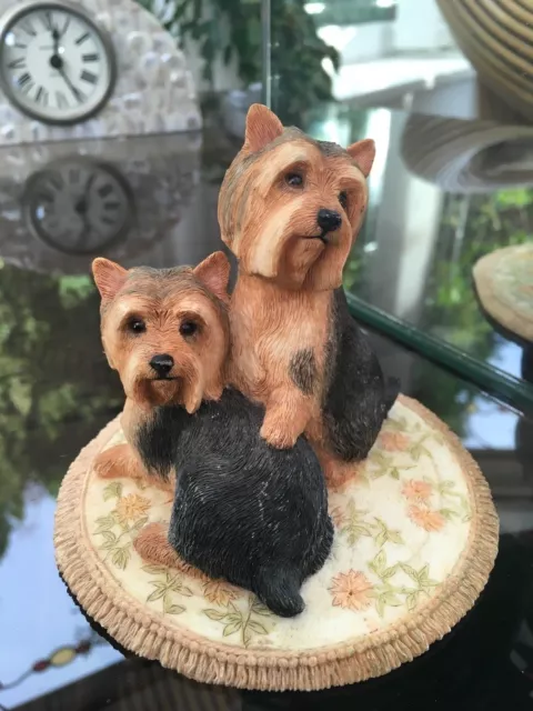 Rare Vintage Retired Country Artists Pair of Yorkshire Terriers