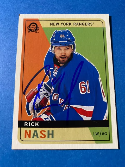 Rick Nash 2017-18 O-Pee-Chee Retro Auto Signed Rangers Blue Jackets Canada Rare