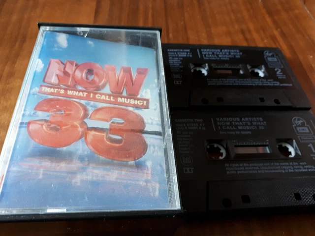 VARIOUS ARTISTS -NOW That's What I Call Music 33 Double Cassette Tape ...