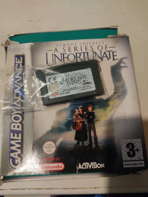 Lemony Snicket A Series Of Unfortunate Events Nintendo Gameboy Advance