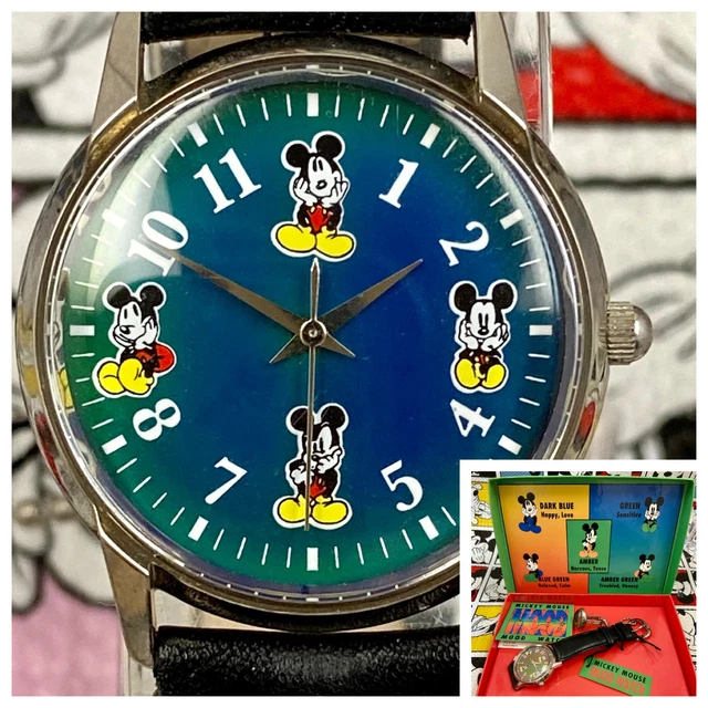 MICKEY MOUSE MOOD Watch - Disney - With Mood Ring - New In  display picture 2