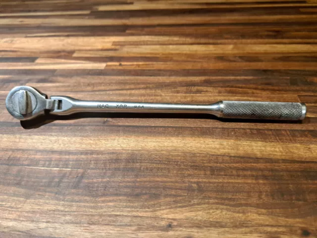 MAC Tools USA 3/8" Drive Flex Head 11" Long Round Head Fine Tooth Ratchet X9R