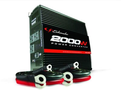 Schumacher PC-2000 2000 Watt DC to AC Power Inverter with (3) AC Outlets (1) USB