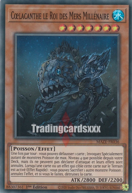 Yu-Gi-Oh! Cœlacanthe le Roi des Mers Millénaire : SR MAZE-FR036