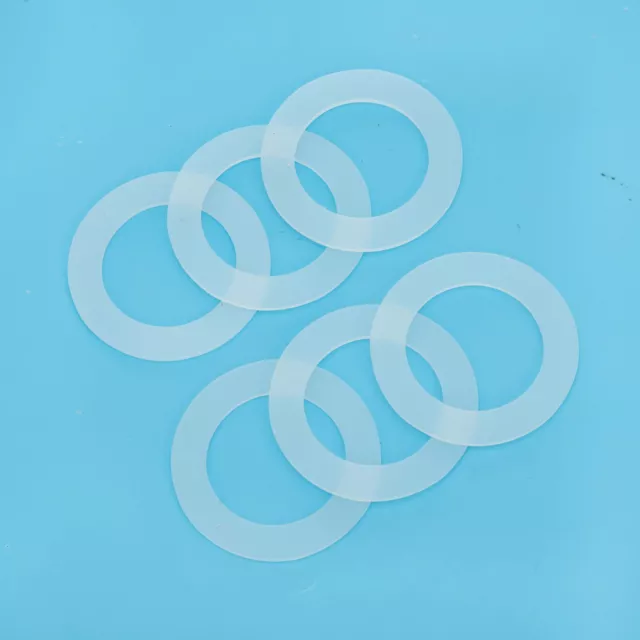 8Pcs Sealing Rings Silicone Gaskets Stretchable Cup Washers Round Replacement