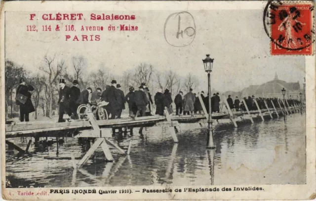 CPA PARIS 14e - Passerelle de l'Esplanade des Invalides (63319)