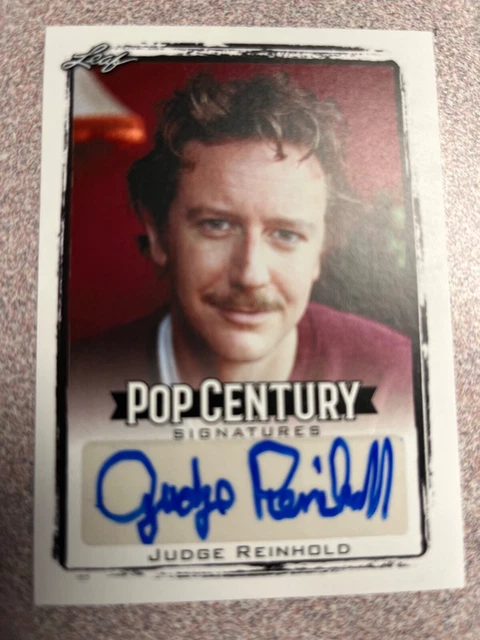 Judge Reinhold 2017 Leaf Pop Century #Ba-Jr1 Autographed Card