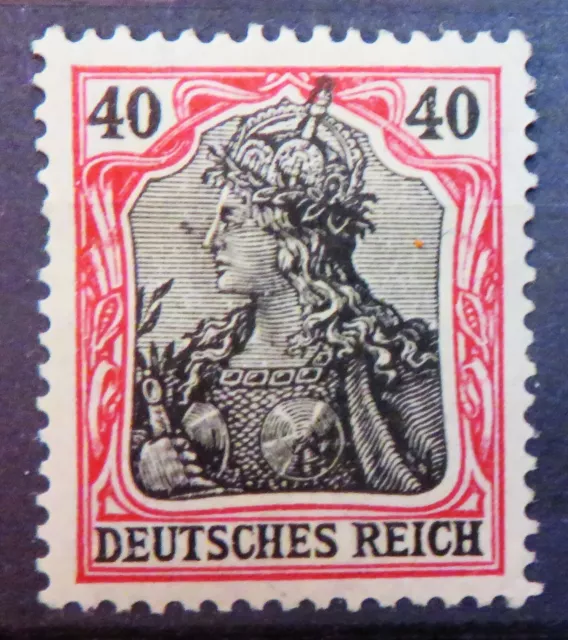 Briefmarke Deutsches Reich - 1902 - 40 Pfennig -  Ungestempelt