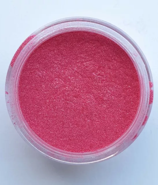 Bright Pink Mica Powder Pigment, Cosmetic Grade Colourant Dye 25g Hot Pink