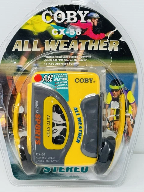 ポータブルプレーヤー COBY cx-34 ALL weather SPORTS ポータブルプレーヤー COBY cx-34 ALL weather SPORTS Coby CX