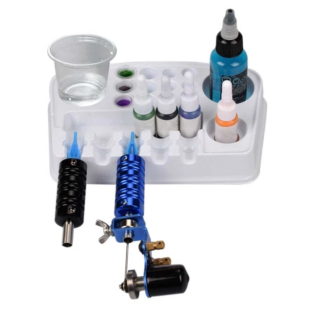 Soporte de pigmento para tatuaje fácil de sostener seguro soporte de recipiente de tinta para tatuajes
