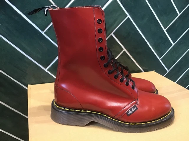 VINTAGE HAWKINS ASTRONAUTS Dr Martens 11 Hole Oxblood Cherry Red Boots Size 4 209.00 PicClick UK