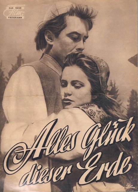 DNFP ALLES GLÜCK dieser Erde ( Ulla Jacobsson , Birger Malmsten ) EUR 3