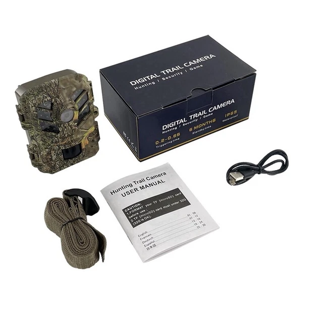 Trail Camera Full  1080P 24Mp Infrared Induction Night Vision  T9W54864