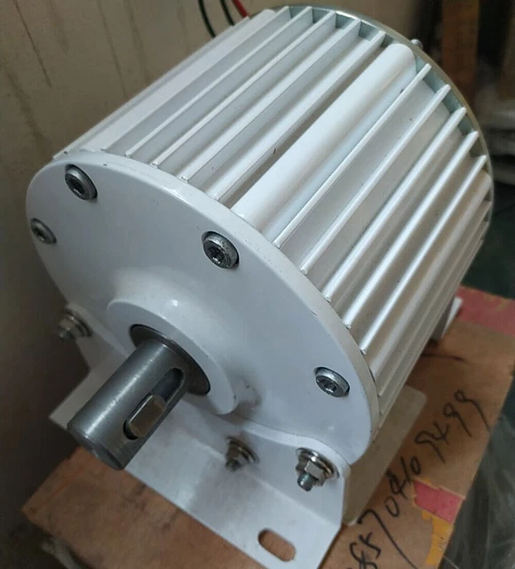 Generador de imán permanente de 2 kW turbina eólica 48V alternador de CA trifásico