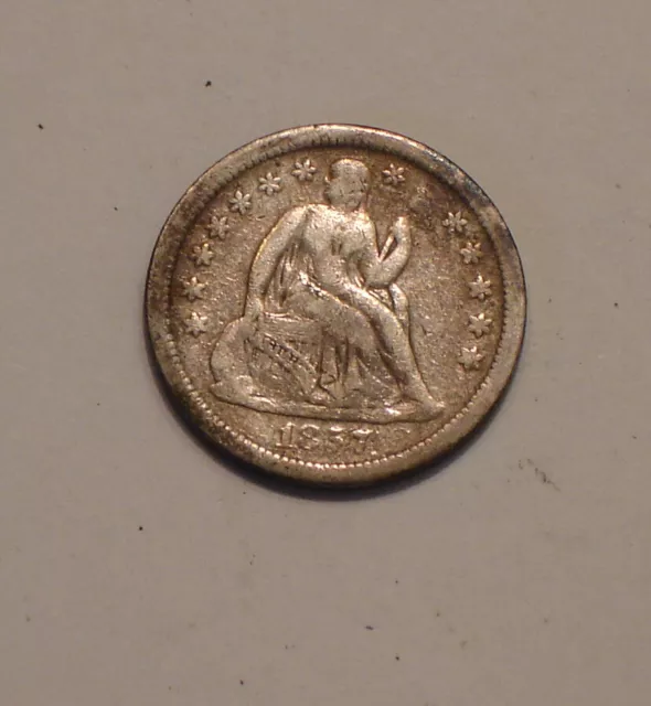 1857-O Seated Liberty Dime classic Collector NEW ORLEANS MINT COIN