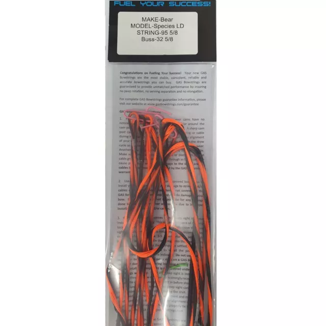 Bear Species LD String and cable set Orange black GAS