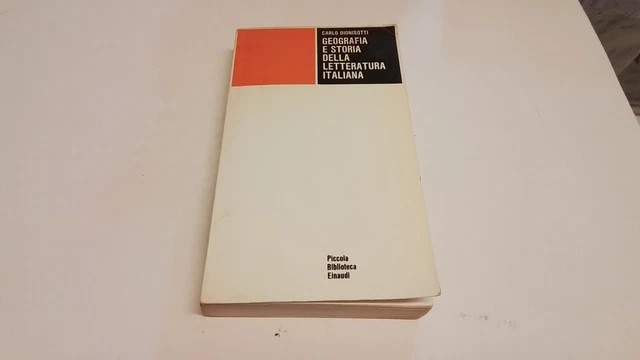GEOGRAFIA E STORIA DELLA LETTERATURA ITALIANA - Carlo Dionisotti - 1971, 1f25 GEOGRAFIA E STORIA DELLA LETTERATURA ITALIANA - Carlo Dionisotti - 1971, 1f25