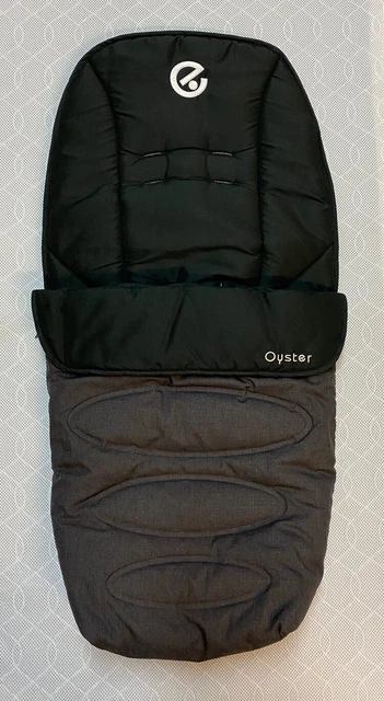 Babystyle Oyster 2 Pushchair Footmuff Cosy Toes - Tungsten Grey- Great Condition