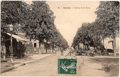 ....CPA/DEP 50/SEZANNE AVENUE DE LA GARE 