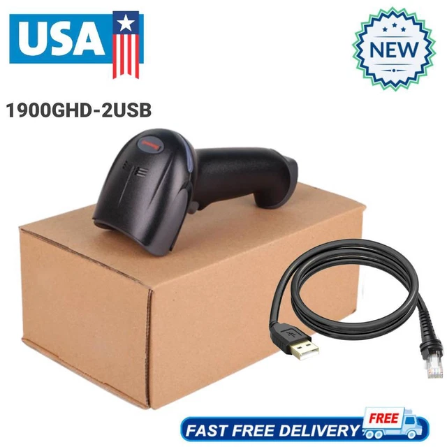 Honeywell Xenon 1900 Handheld Barcode Scanner USB High Density w/ USB Cable