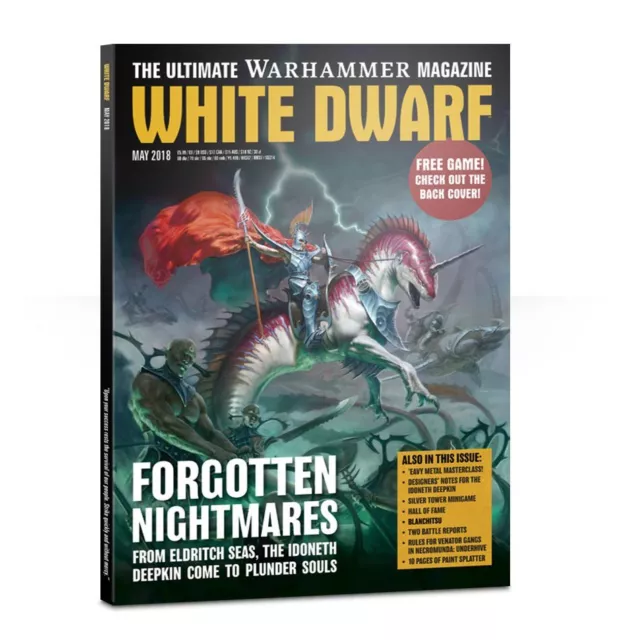 Warhammer - White Dwarf Mensile Maggio 2018 (Inglese) NUOVO