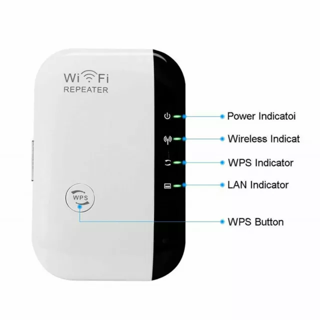 300Mbps Wifi Extender Repeater Range Booster Wireless-N 802.11 AP Router AU Plug 2