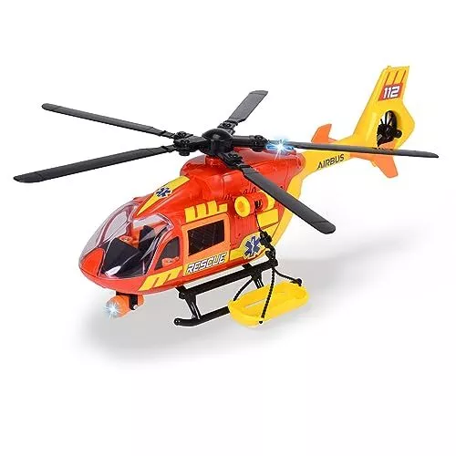 Dickie Toys - Rettungs-Hubschrauber Airbus H145 (36 cm) - Spielzeug-Helikopte...