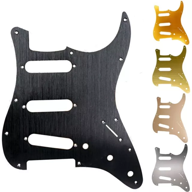 Pickguard en métal 11 trous SSS pour guitares style Strat protégez votre instr