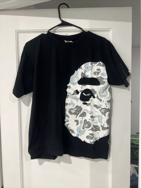 A BATHING APE / Bape T shirt Medium M Black $49.99 - PicClick