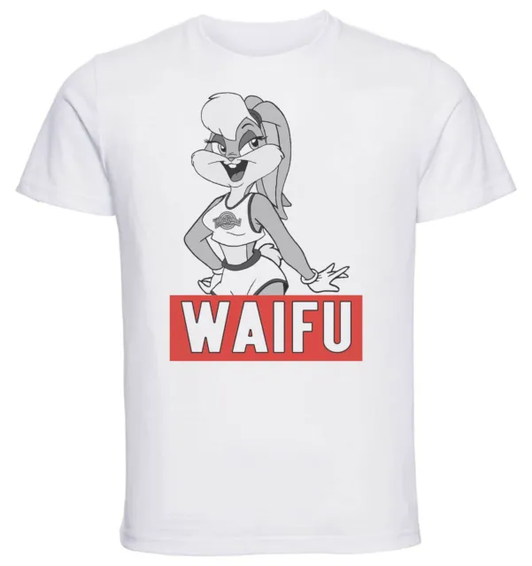 T-Shirt White - Maglia Bianca - Waifu - Looney Tunes - Lola Bunny V1