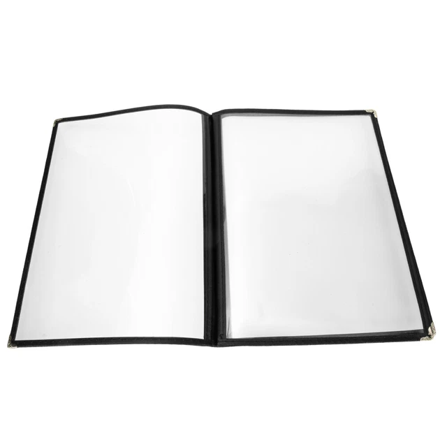 Transparent Restaurant Menu Covers Recipe Binder Personality