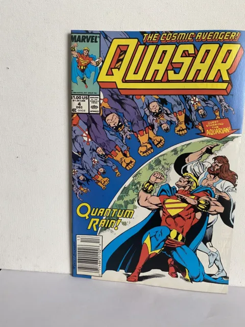 Marvel Comics Quasar The Cosmic Avenger #4 1989