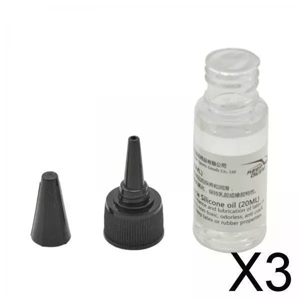 3X Maintenance Silicone Oil Universal Mini Prevent Oxidation Lubricant Oil for