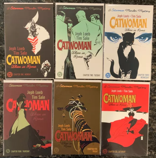 Catwoman When in Rome 1-6 COMPLETE SET RUN DC Comics 2004 Lot of 6 VF+/NM
