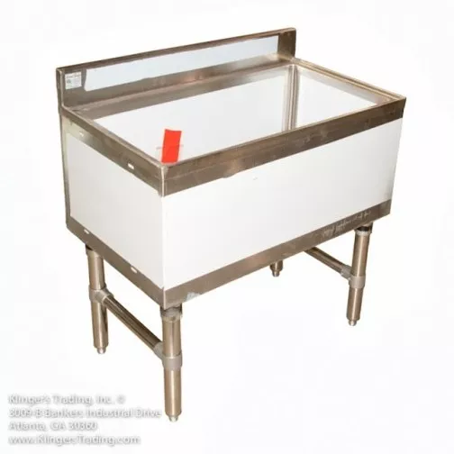 18" x 24" Stainless Steel Ice Chest Bin