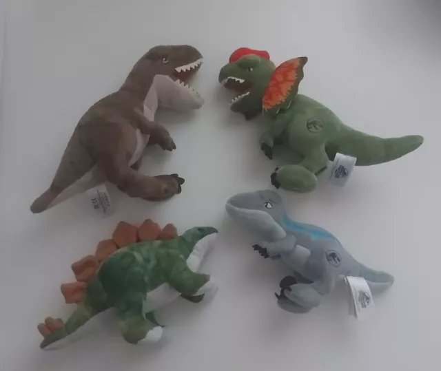 * Original 3x Juressic World Plüschtier Kuscheltier Dinos Set 1x wild Republic