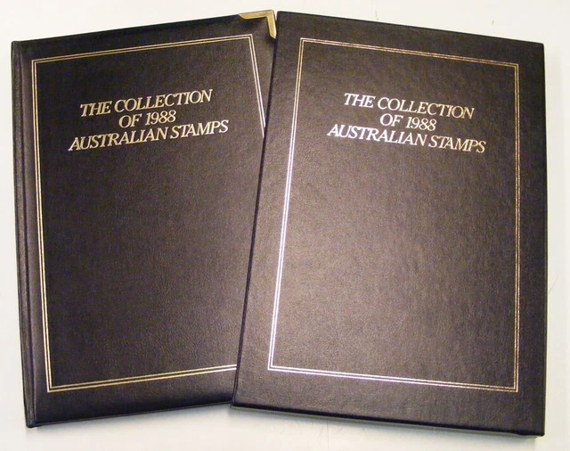 Australia Post 1988 Leather Year Album collection. PO Cost $67. Retail $200 MUH