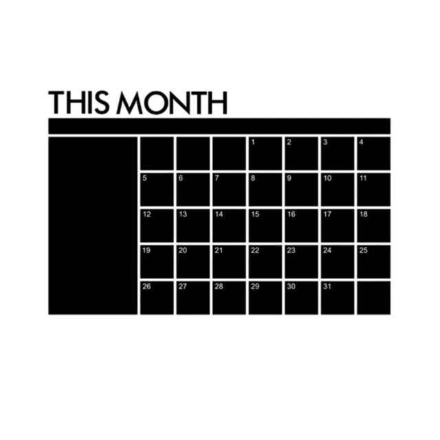 Tafelplaner Wandplaner Monatsplaner-Whiteboard Haushalts-Löschkalender